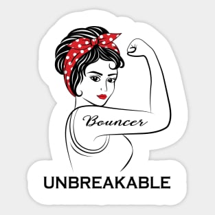 Bouncer Unbreakable Sticker
